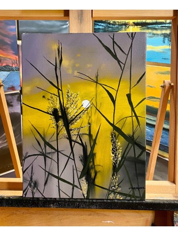 Wild Grass Shimmer Painting