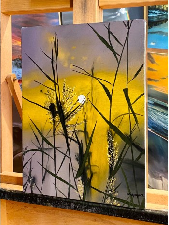 Wild Grass Shimmer Painting