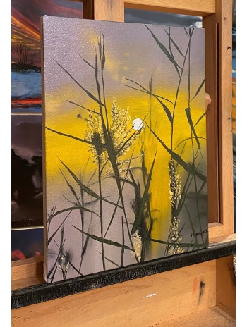 Wild Grass Shimmer Painting