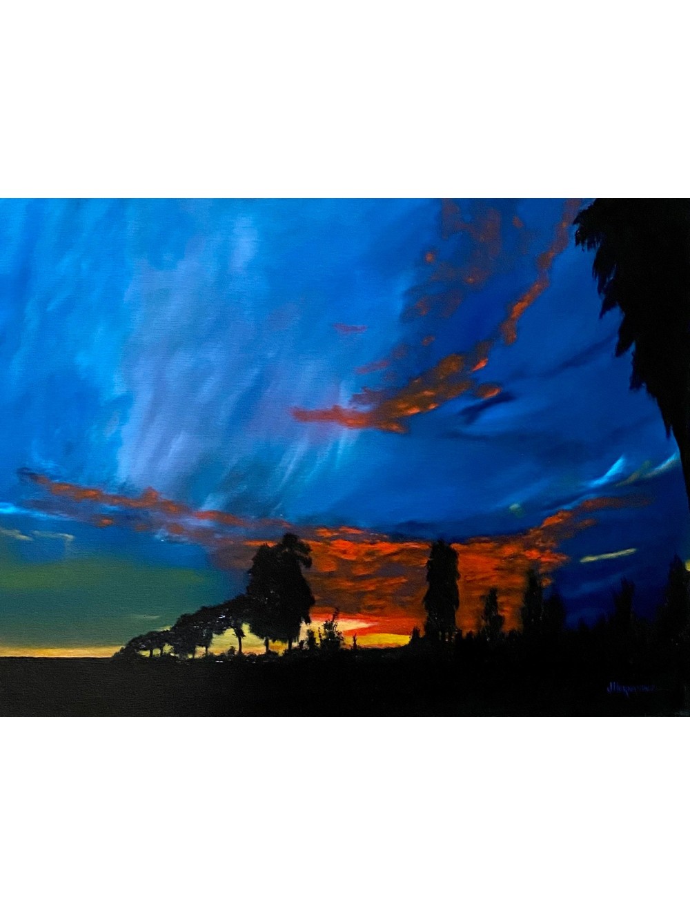 Brilliance of the Sunset Oil Painting