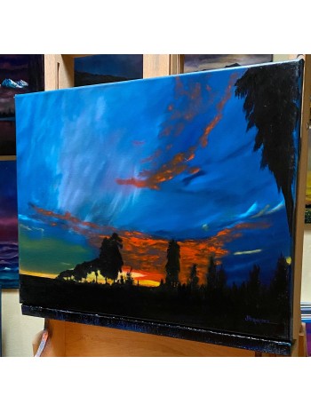 Brilliance of the Sunset Oil Painting